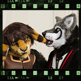 Eurofurence 2016 fursuit photoshoot. Preview picture of Natsu, Sachswolf