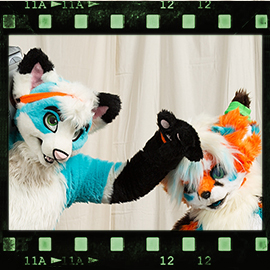 Eurofurence 2016 fursuit photoshoot. Preview picture of Yuki, Kanouky