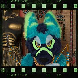 Eurofurence 2017 fursuit photoshoot. Preview picture of Waioshra