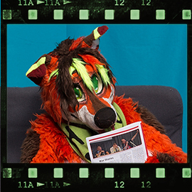 Eurofurence 2018 fursuit photoshoot. Preview picture of Hutz