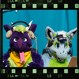 Eurofurence 2018 fursuit photoshoot. Preview picture of Chally, Zepp