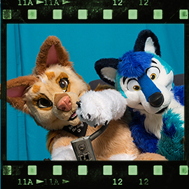 Eurofurence 2018 fursuit photoshoot. Preview picture of Ari, Sotix Shep