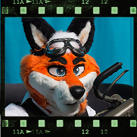 Eurofurence 2018 fursuit photoshoot. Preview picture of Joel Fox