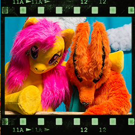 Eurofurence 2018 fursuit photoshoot. Preview picture of Fluttershy, Neru