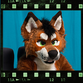 Eurofurence 2018 fursuit photoshoot. Preview picture of R*J