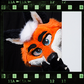 Eurofurence 2019 fursuit photoshoot. Preview picture of Joel Fox