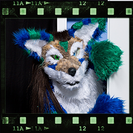 Eurofurence 2019 fursuit photoshoot. Preview picture of Taeck Salo