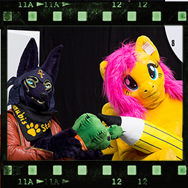 Eurofurence 2019 fursuit photoshoot. Preview picture of Anubis Star, Fluttershy