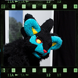 Eurofurence 2019 fursuit photoshoot. Preview picture of Luxray
