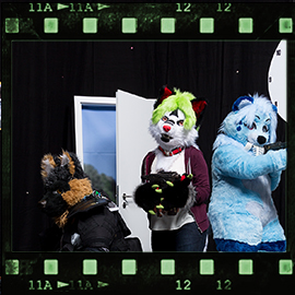 Eurofurence 2019 fursuit photoshoot. Preview picture of Alaska, Khan Hein, Vexare