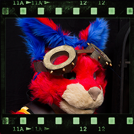 Eurofurence 2019 fursuit photoshoot. Preview picture of Captain J