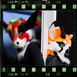 Eurofurence 2019 fursuit photoshoot. Preview picture of Inari, Niffel