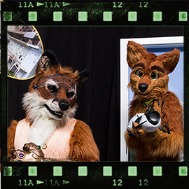 Eurofurence 2019 fursuit photoshoot. Preview picture of Shirefox, WagnerMutt