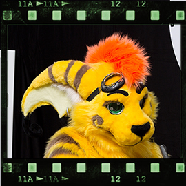 Eurofurence 2019 fursuit photoshoot. Preview picture of Chu