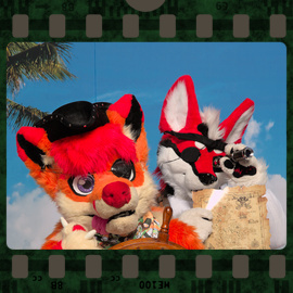 Eurofurence 2022 fursuit photoshoot. Preview picture of Dvon, Toyagami