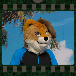 Eurofurence 2022 fursuit photoshoot. Preview picture of Akitaboy