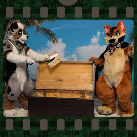 Eurofurence 2022 fursuit photoshoot. Preview picture of Auster, Joey