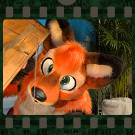 Eurofurence 2022 fursuit photoshoot. Preview picture of Vozzy