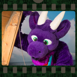 Eurofurence 2022 fursuit photoshoot. Preview picture of Dracony