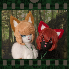 Eurofurence 2023 fursuit photoshoot. Preview picture of Blake, Remi