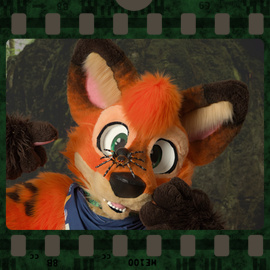 Eurofurence 2023 fursuit photoshoot. Preview picture of Vozzy