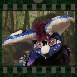 Eurofurence 2023 fursuit photoshoot. Preview picture of Moononia