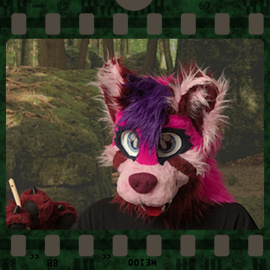 Eurofurence 2023 fursuit photoshoot. Preview picture of Hermelin