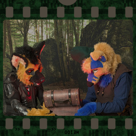 Eurofurence 2023 fursuit photoshoot. Preview picture of Akeban, Chenerah Gajaze